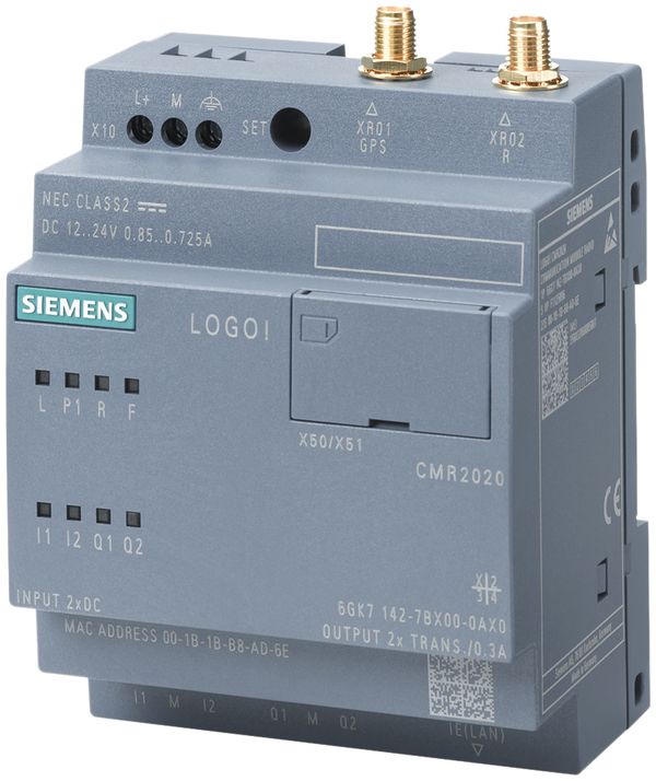 Module de communication PLC Siemens LOGO! CMR2020, GSM/GPRS 1×RJ45 Ethernet