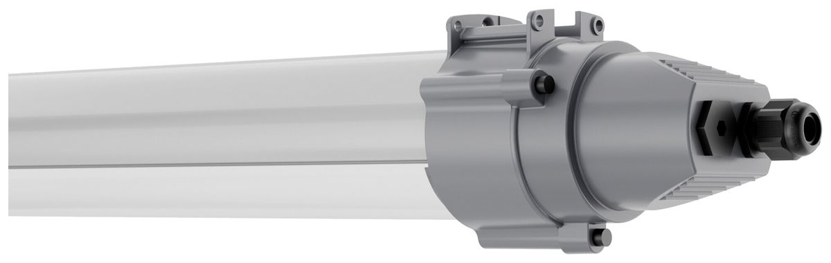 LED-Feuchtraumleuchte LEDVANCE DP MAX SEN 28W 4000lm 4000K IP69 1450mm grau