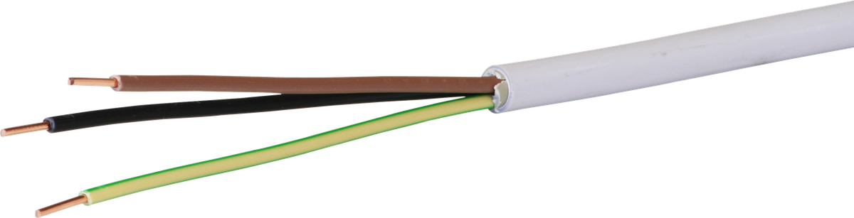 Kabel TT 3×1.5mm² 2LPE grau Eca