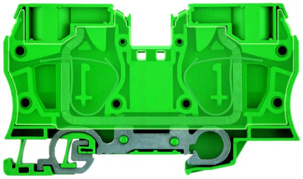 Borne de protection Weidmüller ZPE 35 connexion à ressort 35mm² vert/jaune
