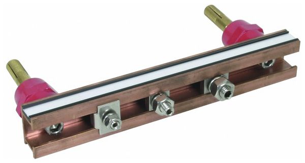 Potentialausgleichsschiene DEHN/elvatec IDR 7× 260mm 240mm², Kupfer blank