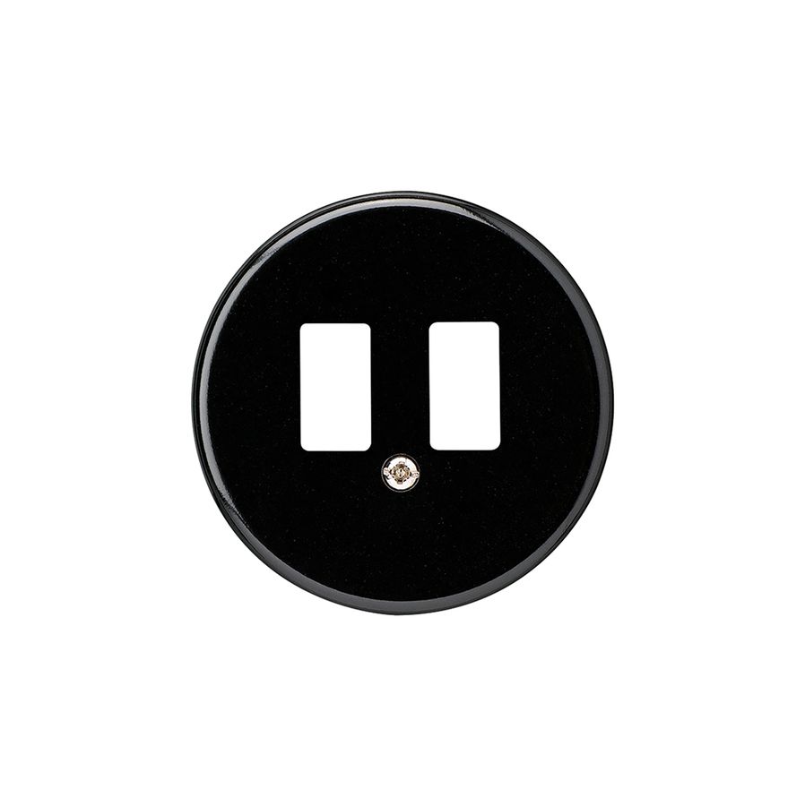 Frontscheibe basico H für USB-Ladesteckdose schwarz