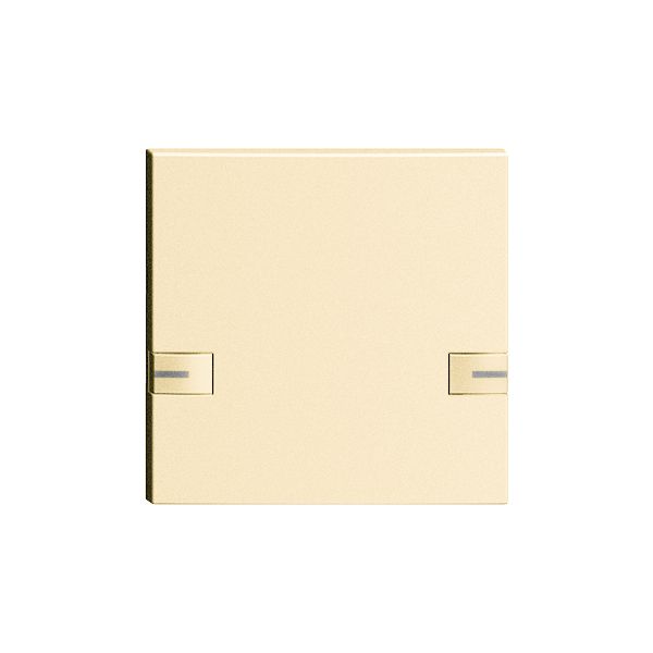 Touche 1/1 KNX/électron.a.LED EDIZIOdue 2× commande simple, vanille