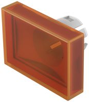Druckhaube EAO 51 flach 15.2×21.2mm orange