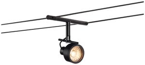 Seilleuchte SLV SALUNA für TENSEO, GX5.3 35W IP20 schwarz