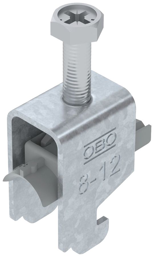 Fixation rapide BET 2056 pied à N mat.synthétique 8…12mm 1×câble acier Zn-ch-im