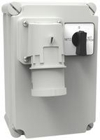 AP-Notstrom-Einspeisung Bals mit Umschalter 16A 5P 50V 1h IP44 276×184×236mm