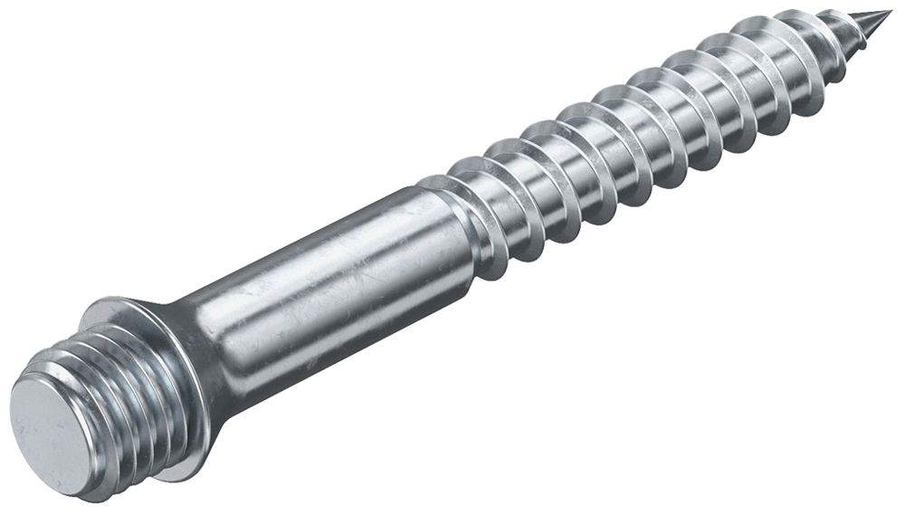 Vis à double filetage BET HST M6 50mm acier zingué par électrolyse