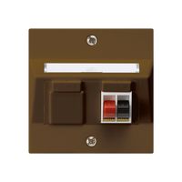 Presa INC audio kallysto 1×marrone morsetto per 1 altoparlante