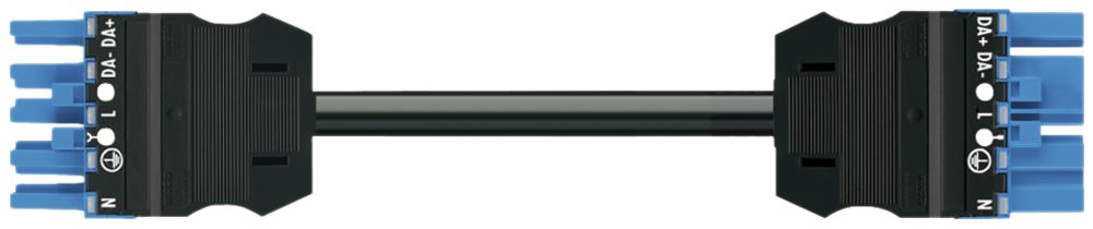 Câble de connexion MIDI 5×1.5mm² 16A 400V 3m cod.I prise/fiche bleu Cca