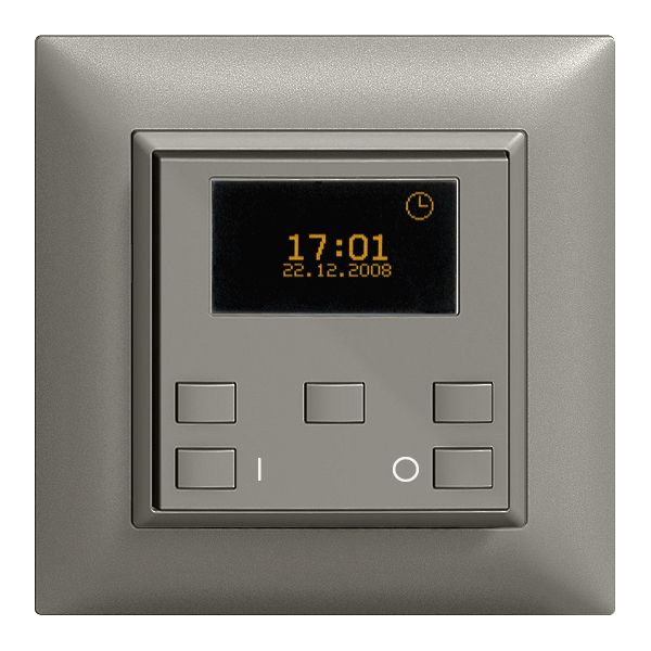 Timer astro. INC ON-OFF 1c/1t ZEP EDIZIOdue grigio scuro
