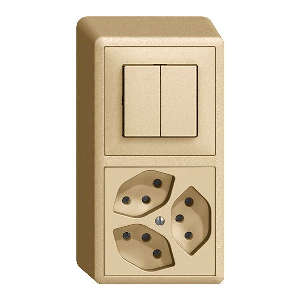 Combinazione AP EDIZIOdue 1/1P+3×T13 sand