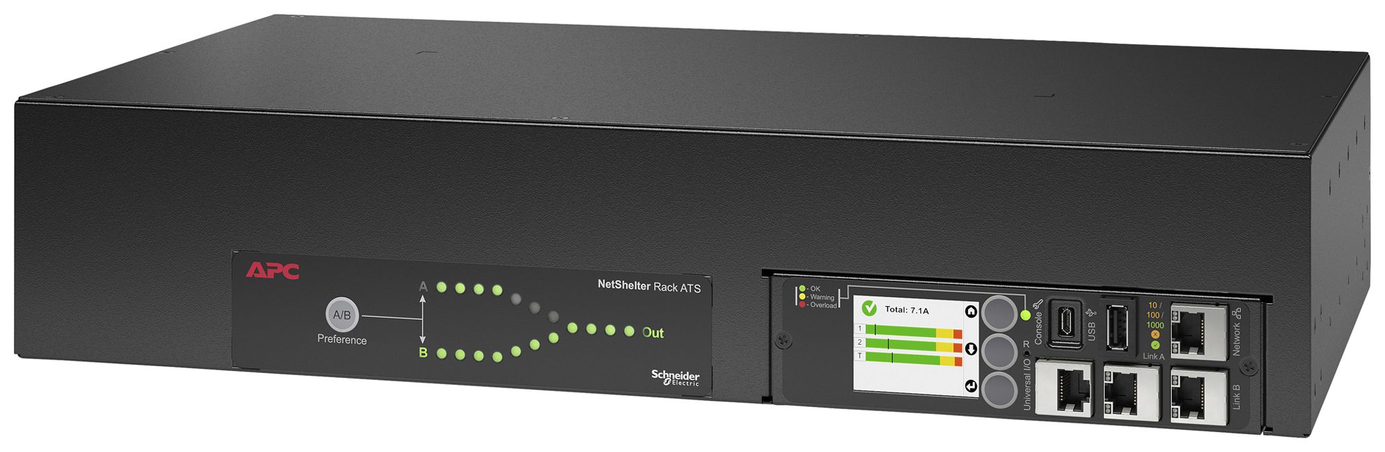 Presa multipla APC NetShelter 432×88×236mm 2UH 16×C13 2×C19 32A