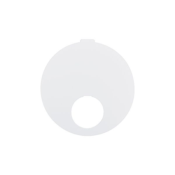 Plaquette indicatrice STANDARDdue blanc pour poussoir de sonnerie