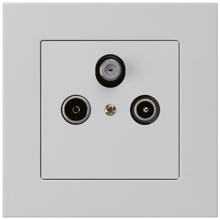 UP-Antennendose kallysto.pro R/TV/SAT hellgrau