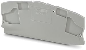 Piastra terminale CLIPLINE grigio per DTME 6