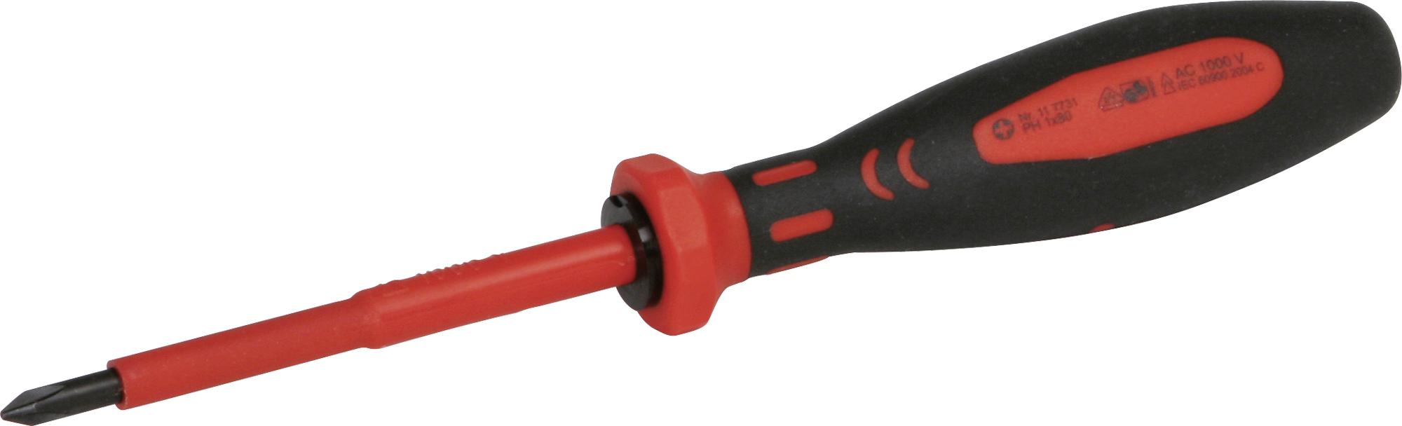 Tournevis cruciforme PH 1 VDE 1000V 80mm