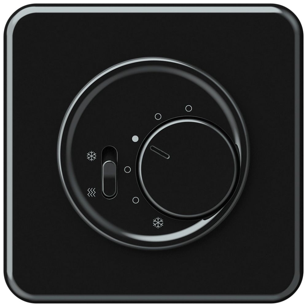 Termostato ambiente INC origin interr.caldo/freddo 230VAC 5…30°C 10A nero