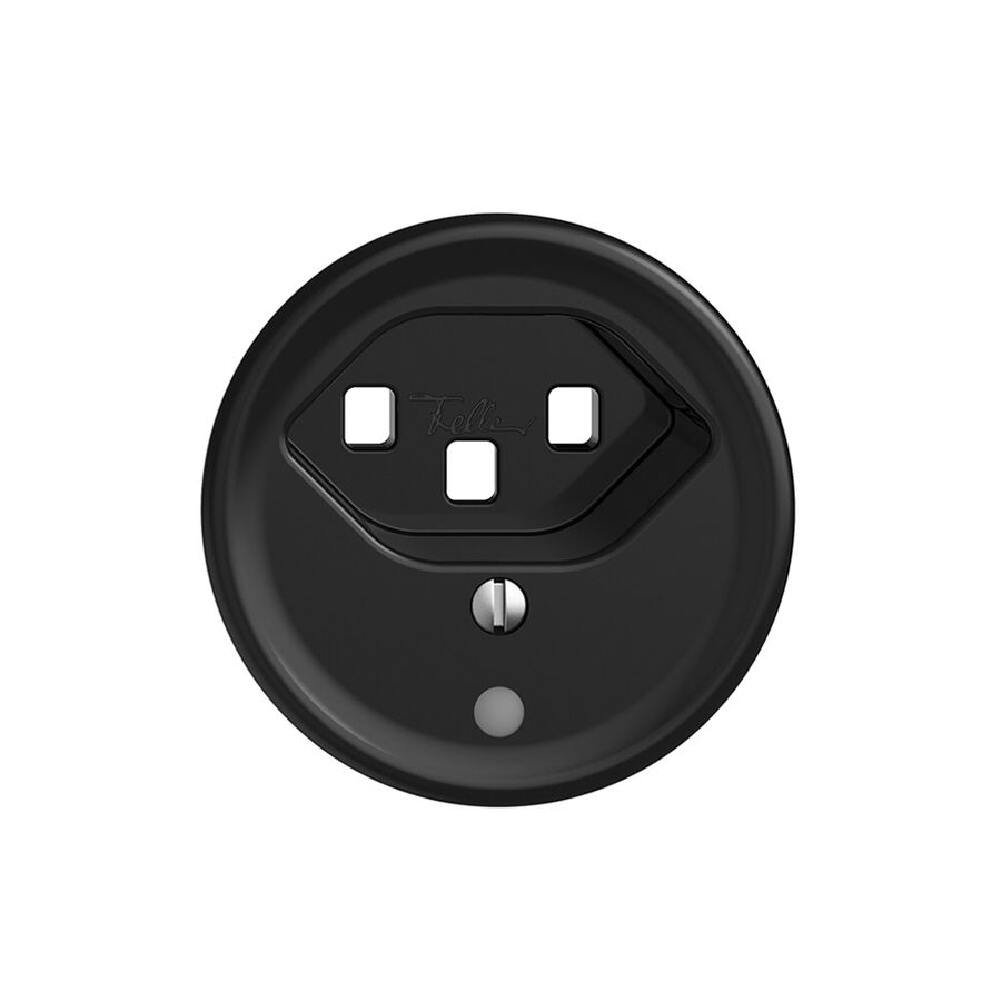 Disque frontal STANDARDdue 1×T23 a.lentille frontale, noir