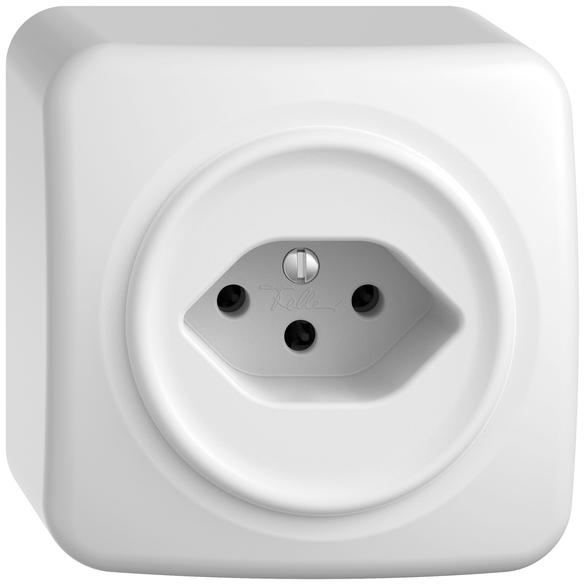 AP-Steckdose STANDARDdue SNAPFIX® 1×T13 ws