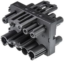 Verteilerblock-H Wieland 5P GST 18i5 schwarz