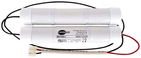 Accu NiCd 70°C 2×3.6V/4Ah 3h