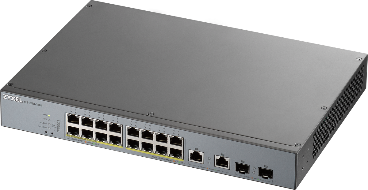 Zyxel GS1350-18HP Switch de surveillance administrable PoE