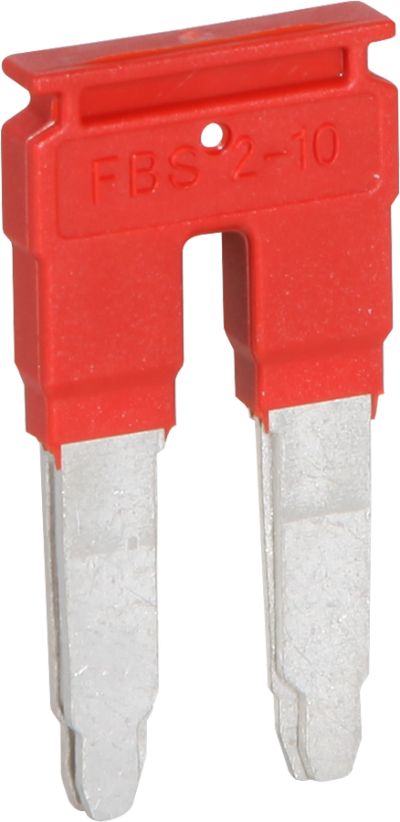 Steckbrücke 10mm 2L rot CLIPLINE