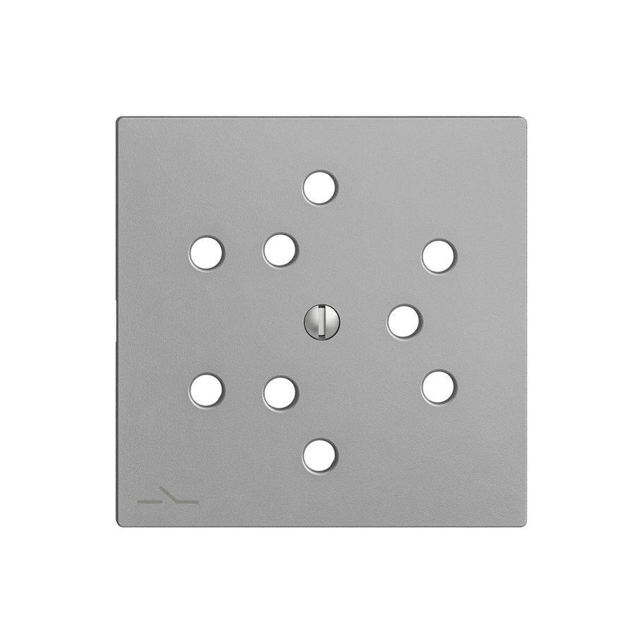 Plaque frontale 3×T12,S EDIZIOdue silver