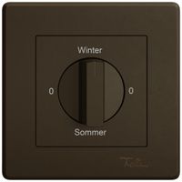 UP-Montageset EDIZIO.liv SNAPFIX® f.Drehschalter m.Griff 0-Winter-0-Sommer br