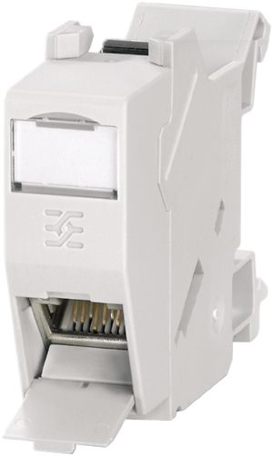 Tragschienen-Outlet RJ45 Weidmüller Kupplung IP20, Cat.6