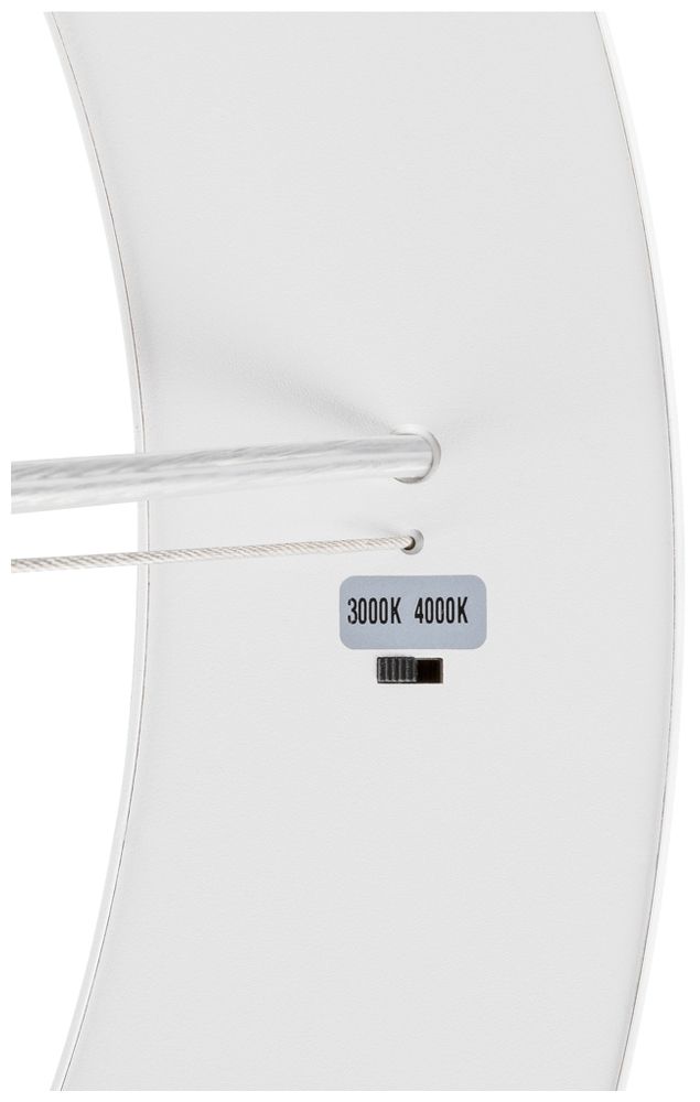 LED-Pendelleuchte SLV MEDO RING 90 43W 5000lm 930/940 DIM Ø900mm weiss