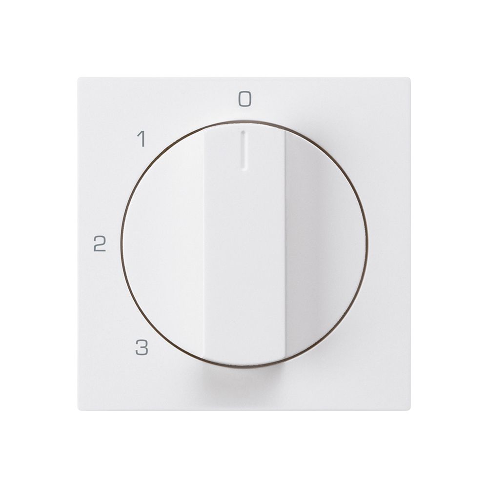Abdeckset kallysto zu Drehschalter 0123 weiss