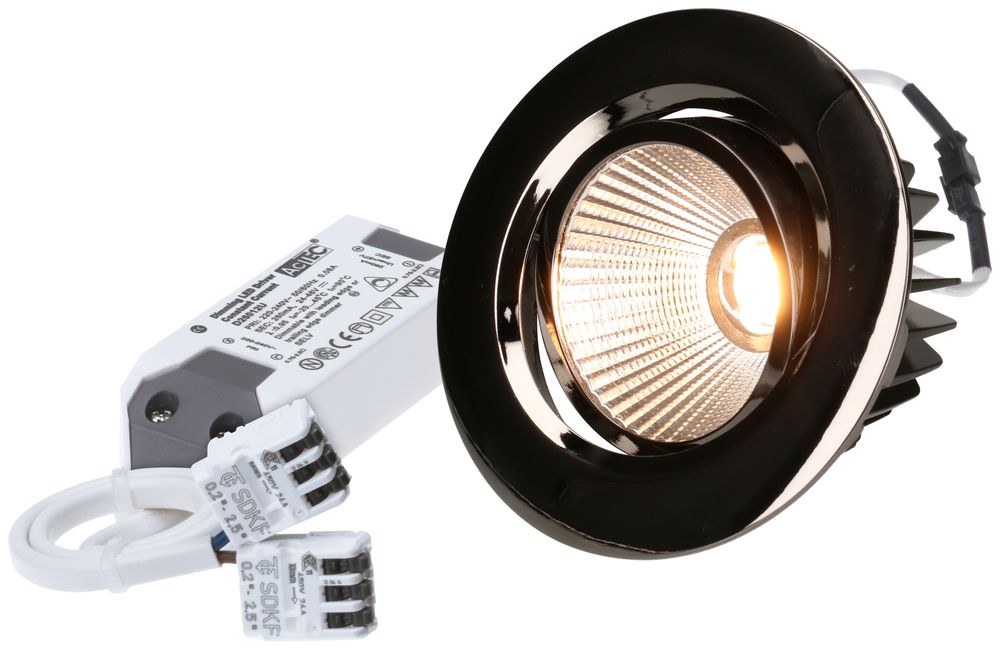 EB-LED-Spot AXO 10.5W 230V 960lm 930 Loch-Ø80mm anthrazit 38°