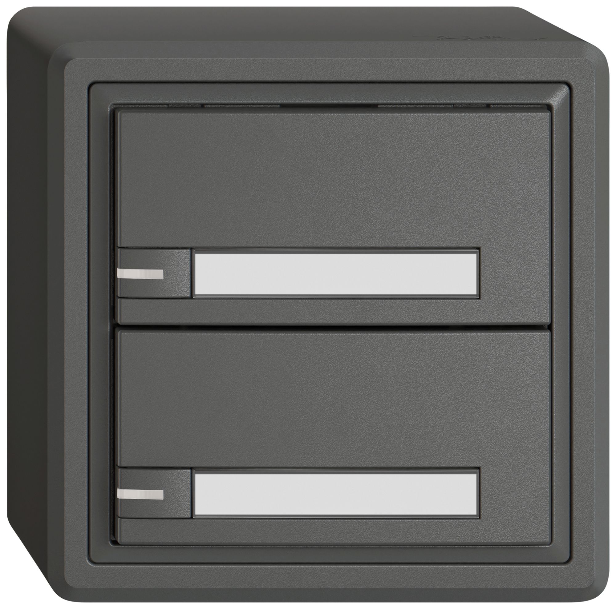 Pulsante universale AP EDIZIO.liv UNI SNAPFIX® 12…48V c.LED 2× com.1T targ.grs