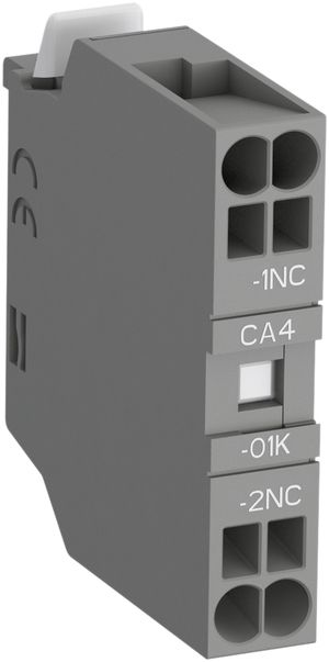 Hilfskontaktblock ABB CA4-01K, 1Ö 4A AC-15, frontal Push-In-Anschluss