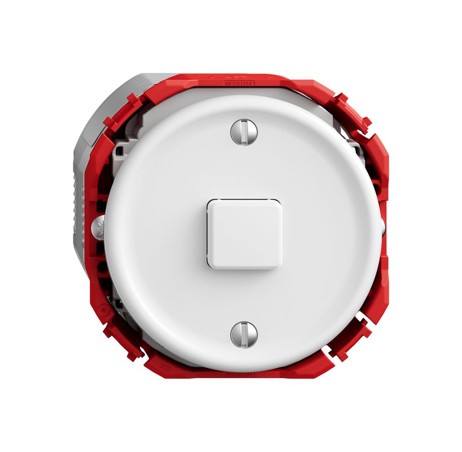 KNX-Taster RGB STANDARDdue SNAPFIX® 1×Taste m.Temperaturfüh.ws