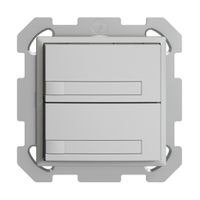 Pulsante KNX RGB INC EDUE, 250mW, s.LED, c.carta, 2×pulsante, com.1×tasto, grc