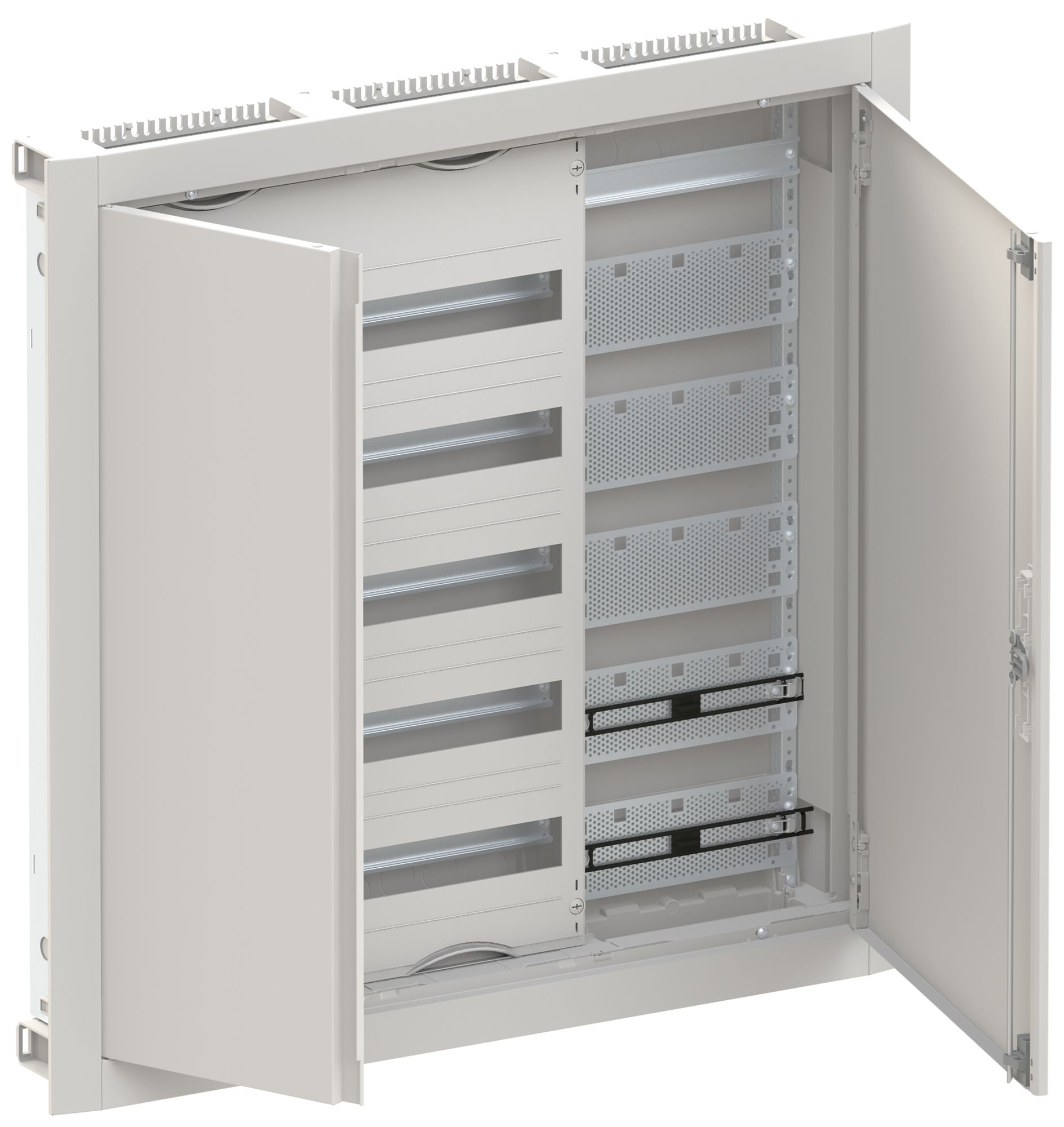 Distributeur ENC ABB ComfortLine 5 rangées 120UM avec porte 865×864×125mm