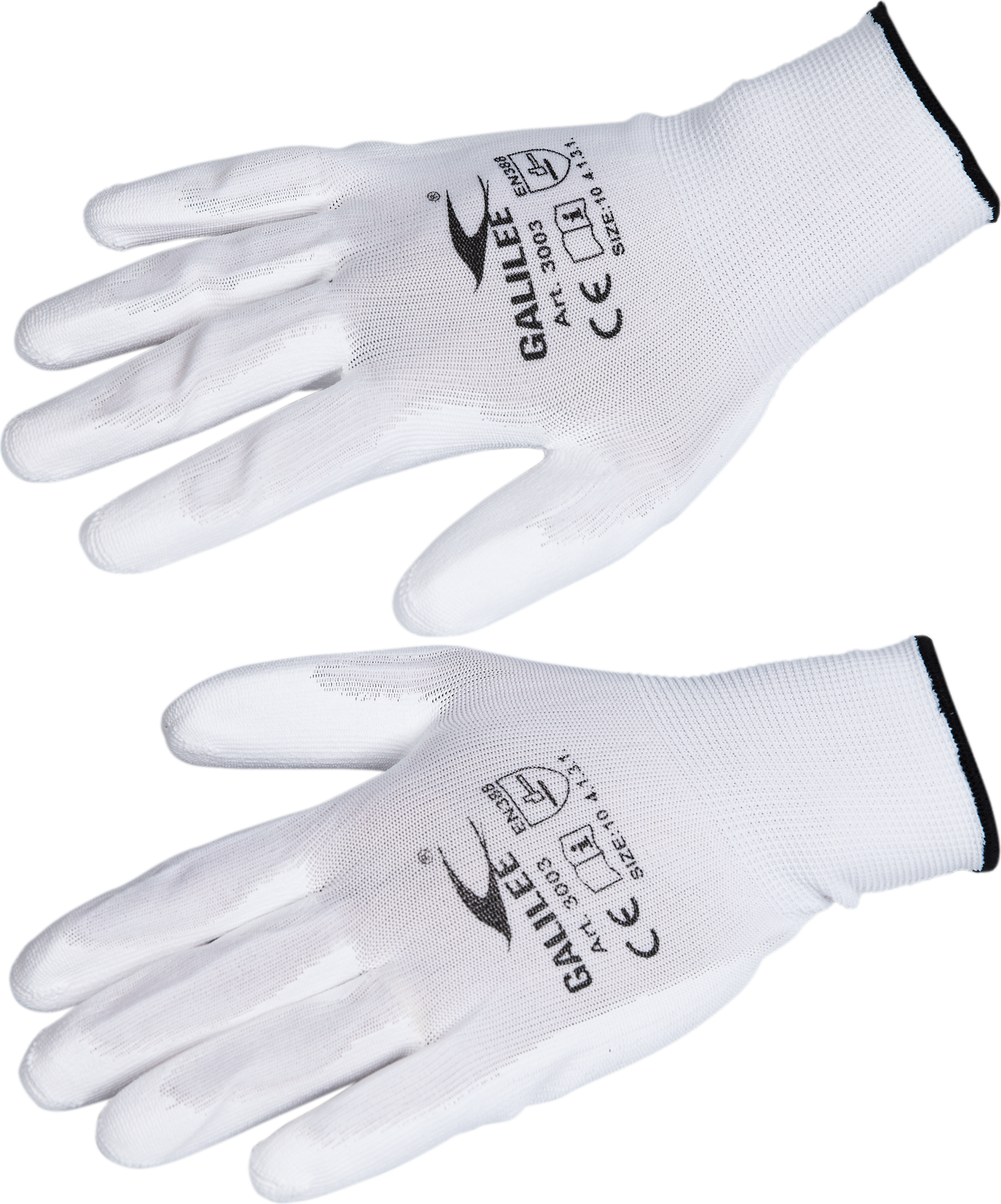 Arbeitshandschuhe weiss, Grösse 8