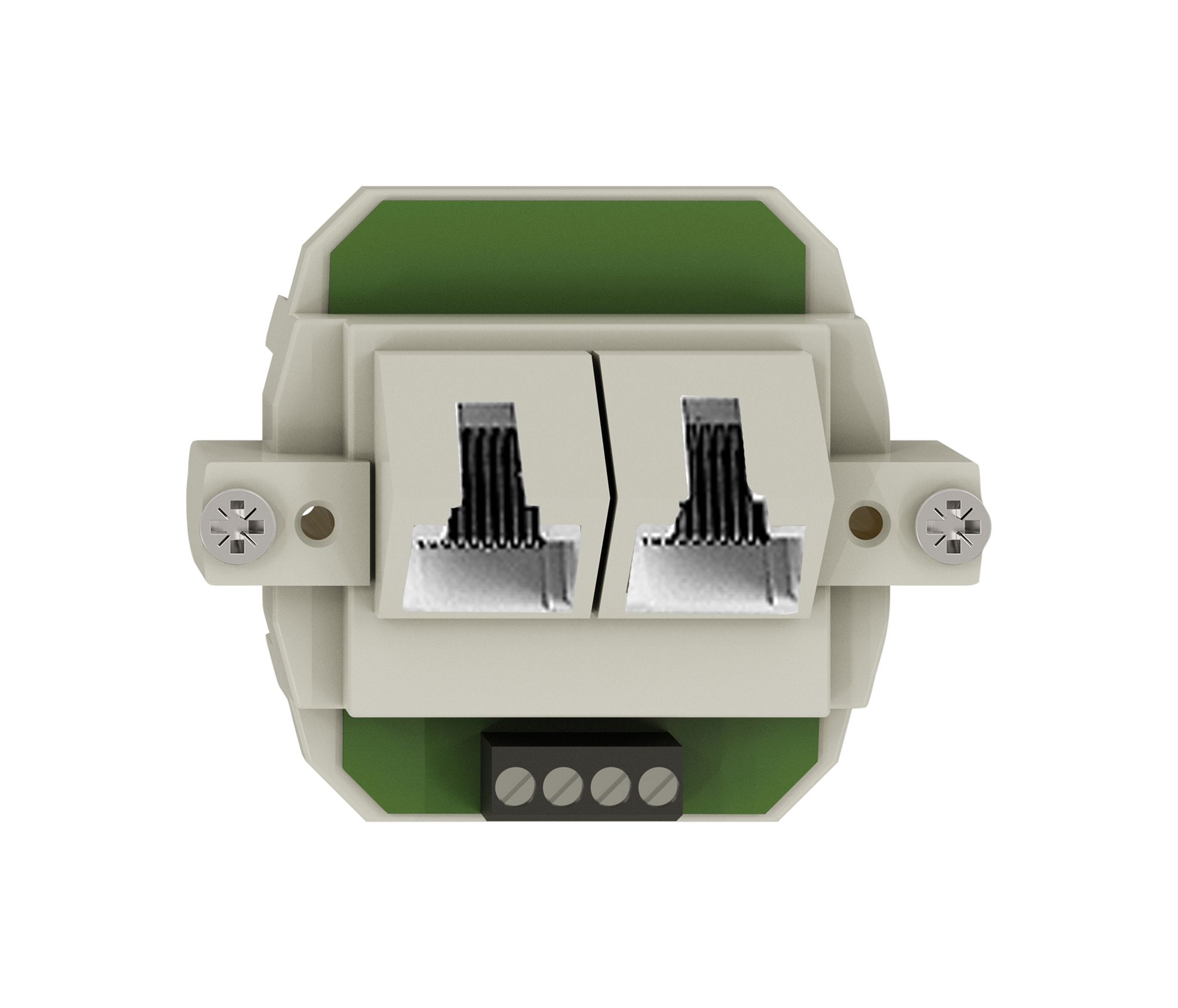 Einsatz BSE 2×RJ45 getrennt