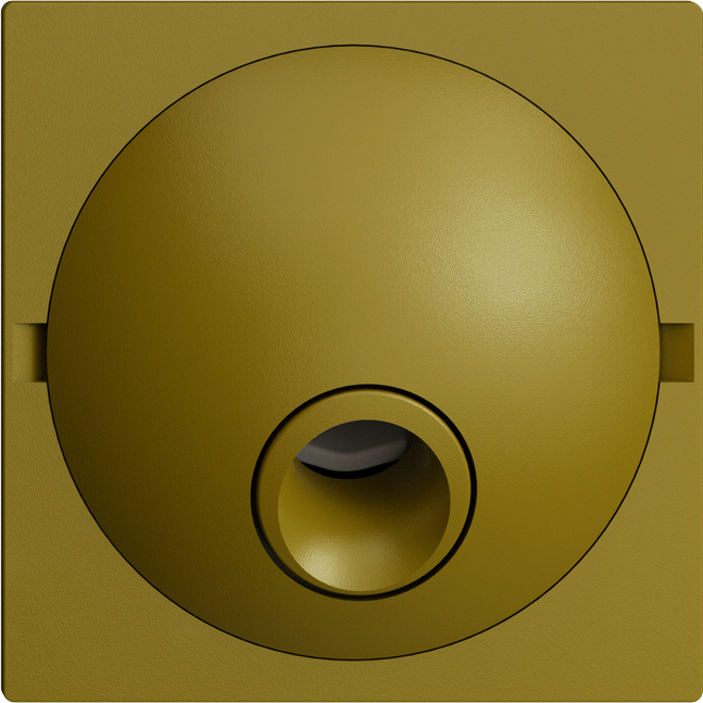 UP-Anschlussdose EDIZIOdue olive, ohne Klemmeneinsatz