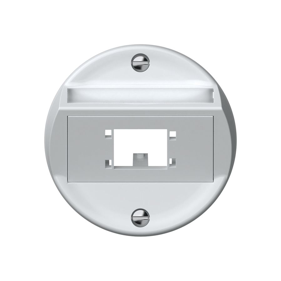 Kit frontale origin obliquo 1×modulo multimedia bianco