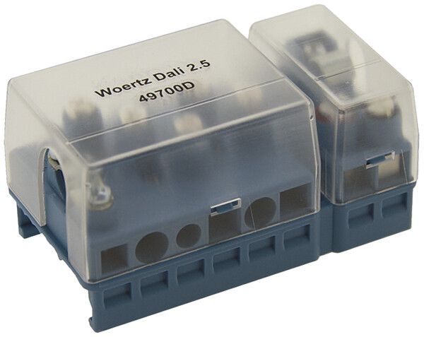 Boîte de raccordement Woertz pour câble plat DALI 5×2.5+2×1.5mm² 5P+bus
