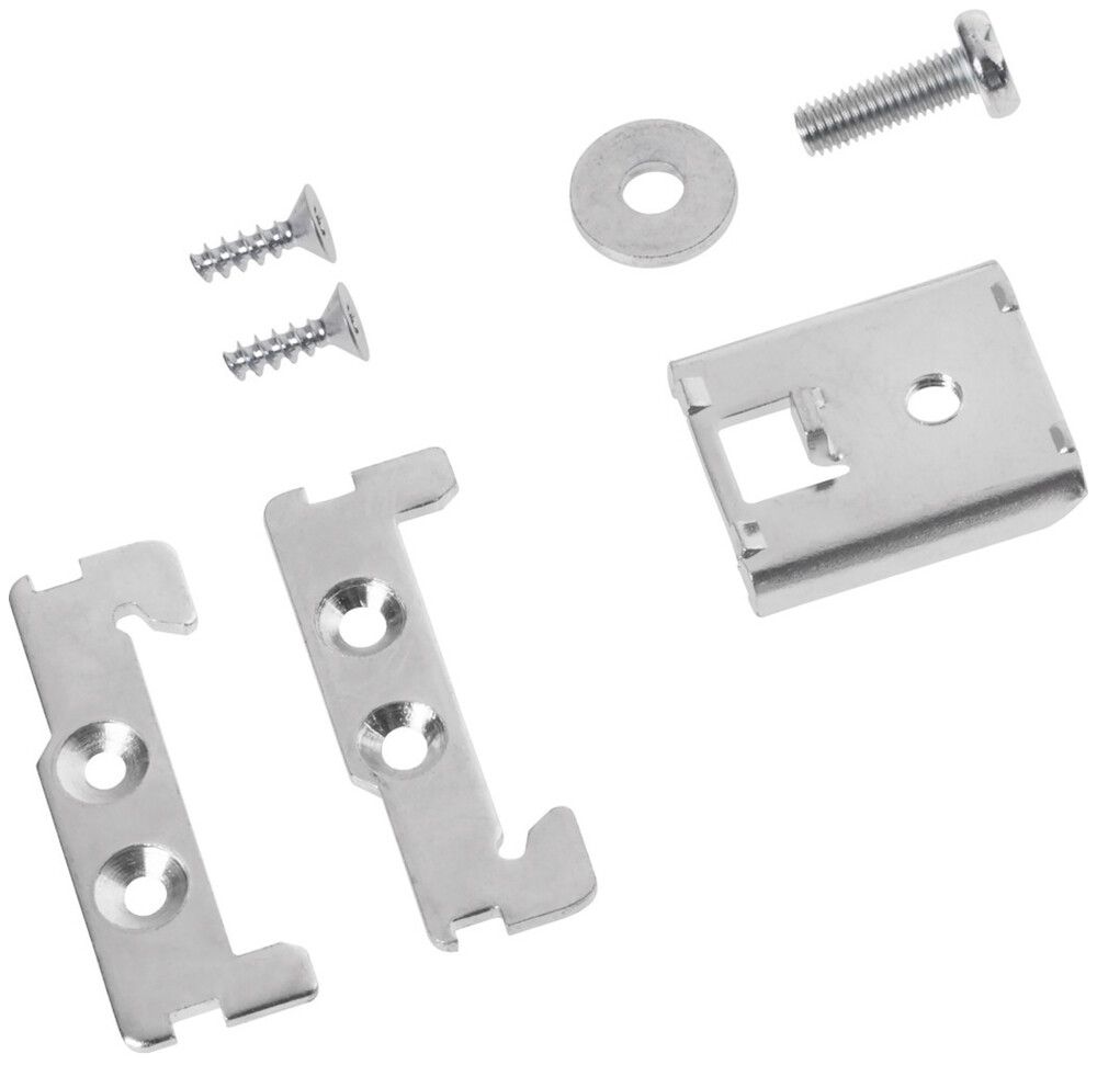 Kit di fissaggio Hager per sbarre profilati weber.silas DIN000