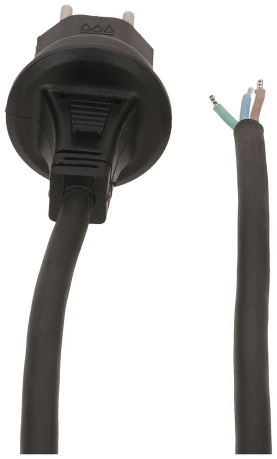 Apparatekabel MAX HAURI GDV 3×1.5mm² 10m schwarz Stecker T13 IP55