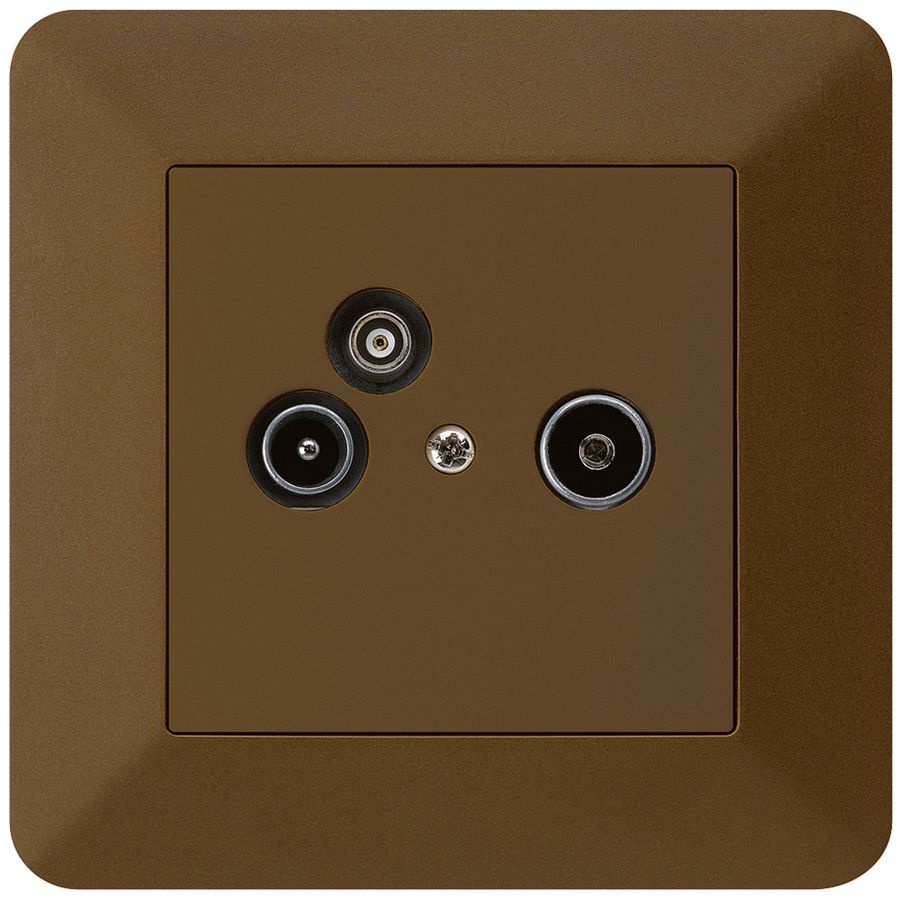 UP-Antennendose R/TV-Daten kallysto.trend 19dB braun