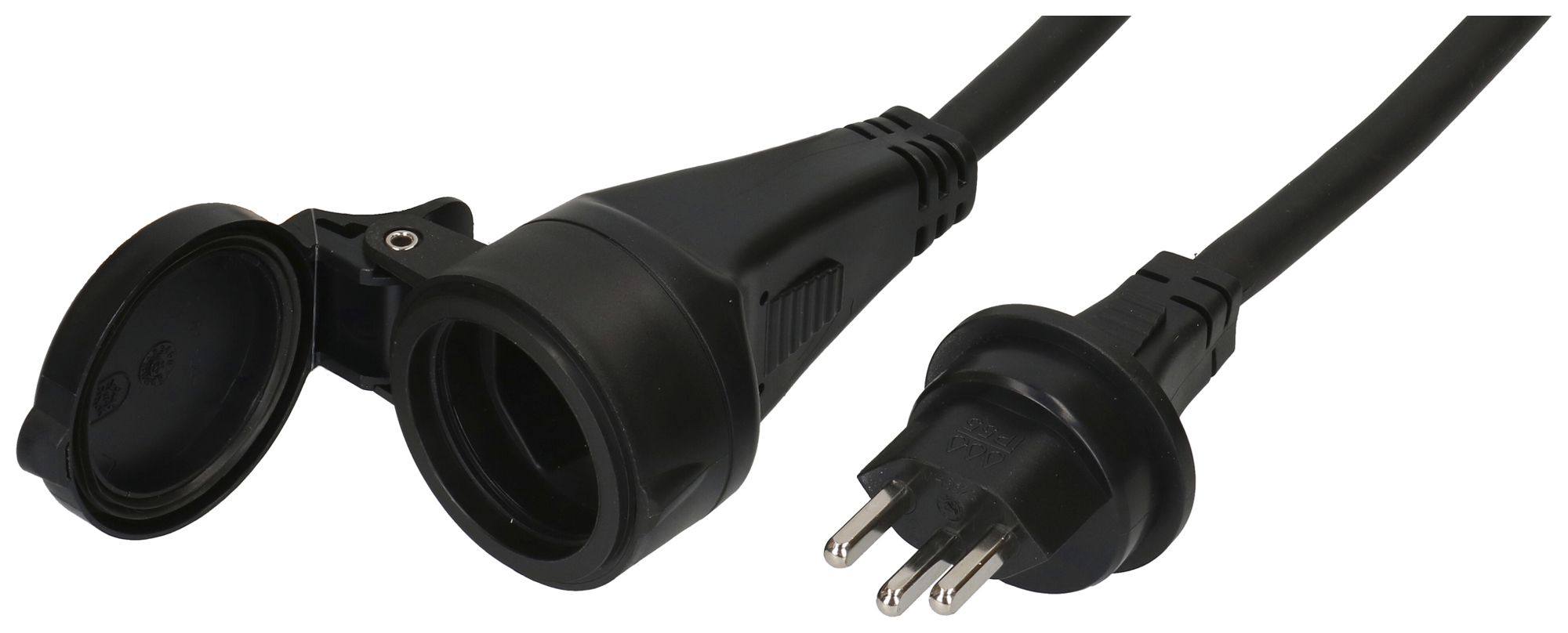 Câble de rallonge MH EXTEND gomme 16A 230V 3×2.5mm²type 23/type 23 Ø13mm 10m no