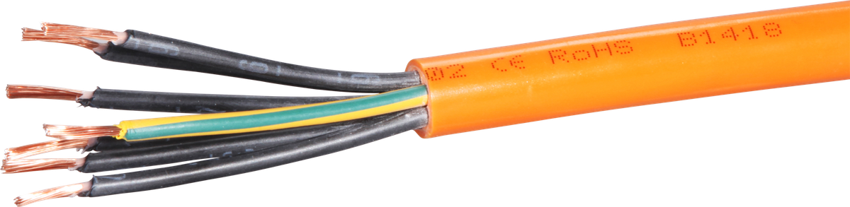 Câble EPR-PUR 7×1.5mm² 6LPE orange