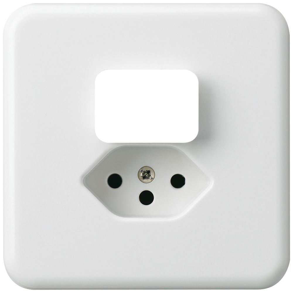 Plaque de recouvrement ENC basico comb I type 13 blanc